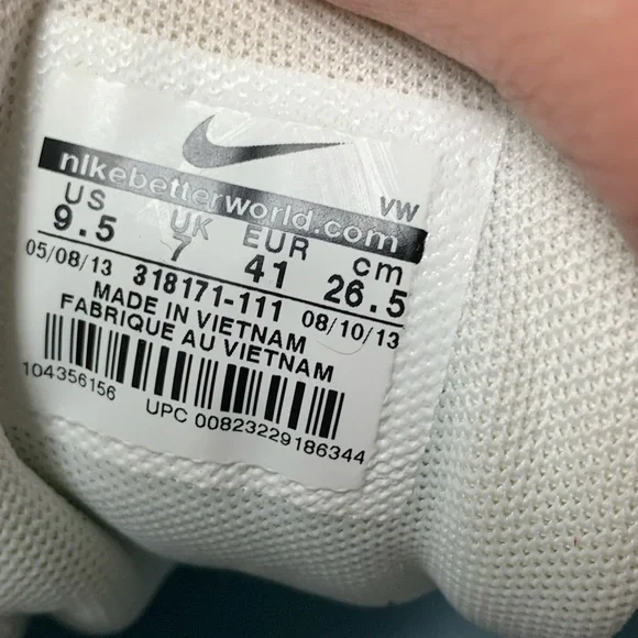 WOMENS NIKE VIEW II WALKING SHOES SIZE 9.5 EXCELLENT CONDITION - Picture 6 of 6